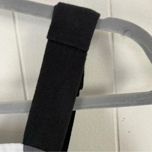 Broome Street by Kate Spade Womens Size 0 Black White Gray Gingham Peplum Top - Picture 9 of 12